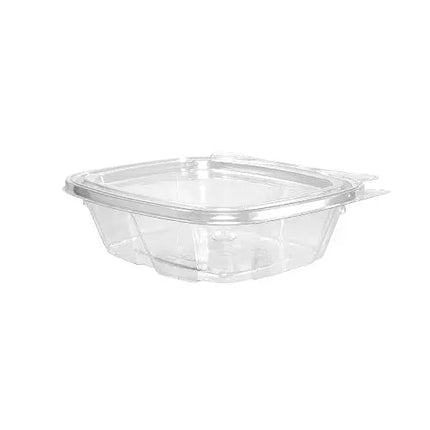 8 oz PET Plastic Hinged Deli Container - Karat (500/case)
