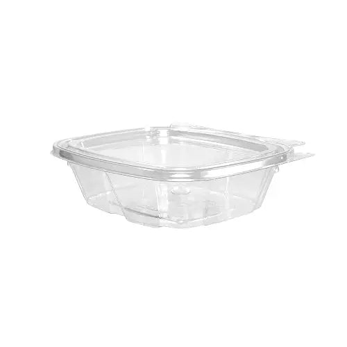 8 oz PET Plastic Hinged Deli Container - Karat (500/case)