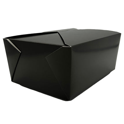 #3 Black Fold Takeout Box – Empress (200/case)