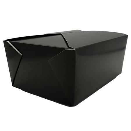 #3 Black Fold Takeout Box – Empress (200/case)