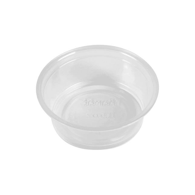 1.5 oz Souffle Cup Clear – Karat (2500/case)