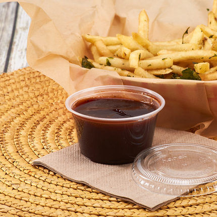 4 oz Souffle Cup Clear - Karat (2500/case)