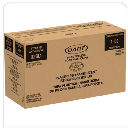 32 oz Translucent Lid 32SL - Dart (500/case)