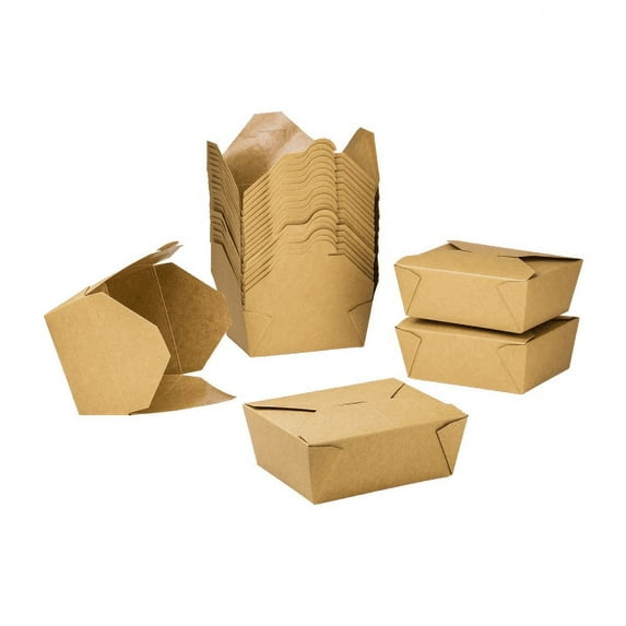 #8 Kraft Fold To Go - Karat (300/case)