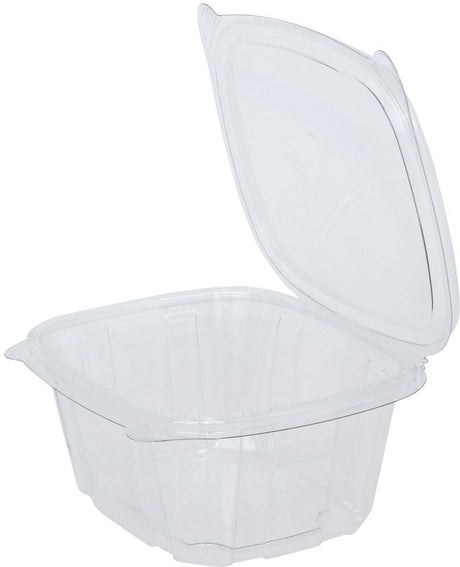 16 oz Clear Hinged Deli Container - (200/case)