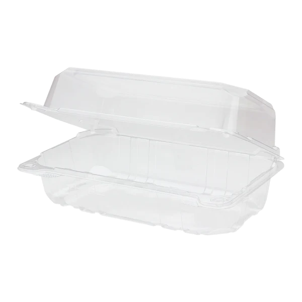 Karat  9x5 PET Plastic Hinged 1 Comp Cont image 1