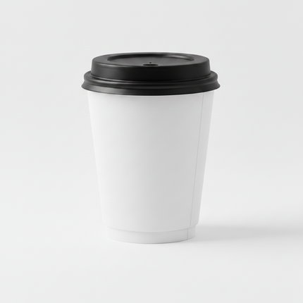 Double wall 16 oz Coffee Cup White – Empress (500/case)