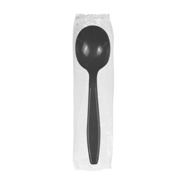 Karat  Soup Spoon HW Wrapped Blk image 1