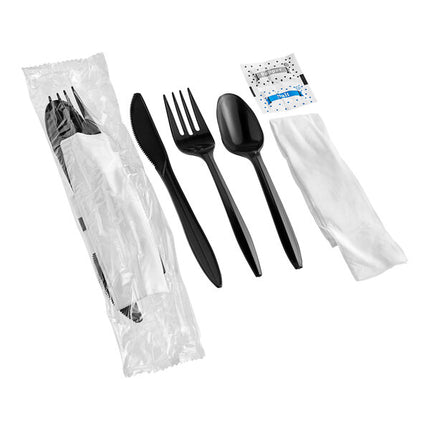 Empress  6 pc Heavy Weight Cutlery Black image 1