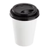 8 oz Paper Coffee Cup Lids | 80 mm | PP | Black - C-KDL508B-PP - 1000/cs