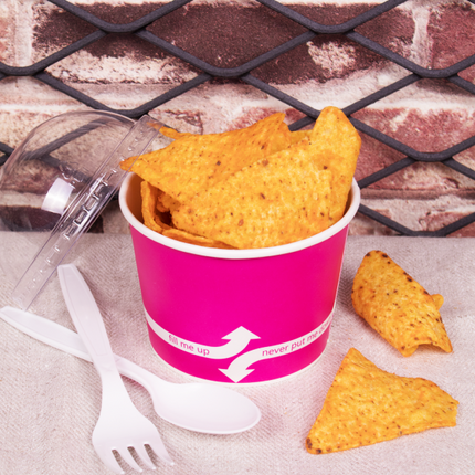 12 oz Pink Ice Cream Cup – Karat (2000/case)