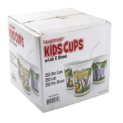 12 oz Kids Cup Jungle Theme Combo - Amer Care Royal (250/case)