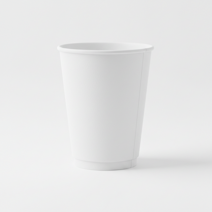Double wall 16 oz Coffee Cup White – Empress (500/case)