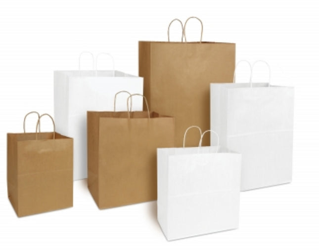 13x7x17 Senior Paper Shopping Bag White – Kari-Out