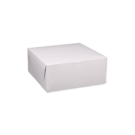 SCP  14x14x6 White Bakery Box image 1