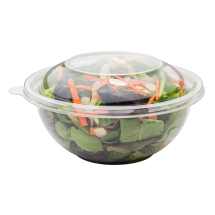 PET Dome Lid for 32 oz Bagasse Burrito Bowl - Responsible (300/case)