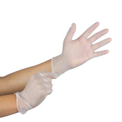 Vinyl Gloves Clear - Karat (1000/case)