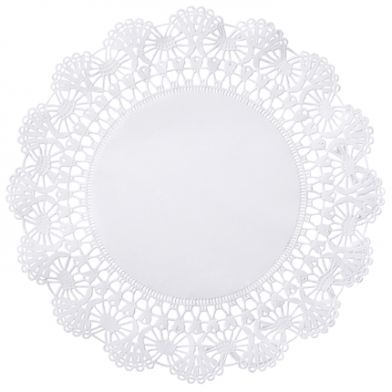 Cambridge Lace Round Doilies White 5" 1000 / cs