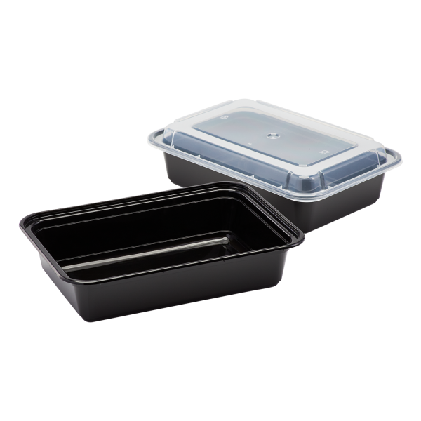 38 oz 6x8x2 Rectangular Microwavable Combo – Empress (500/case)
