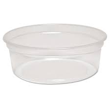 8 oz PET Deli Container - Placon (500/case)