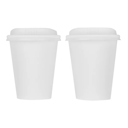 8 oz Eco-Friendly Paper Hot Cups (80mm), C-K508W White - 1,000/cs
