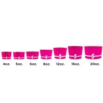 Karat  20 oz Paper Ice Cream Cup Pink
