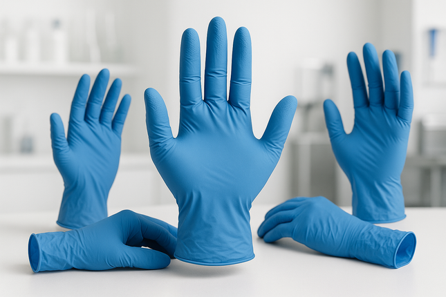Premium large nitrile gloves designed for professional use in healthcare, food service, and industrial applications. These powder-free gloves provide superior protection and dexterity for demanding work environments.