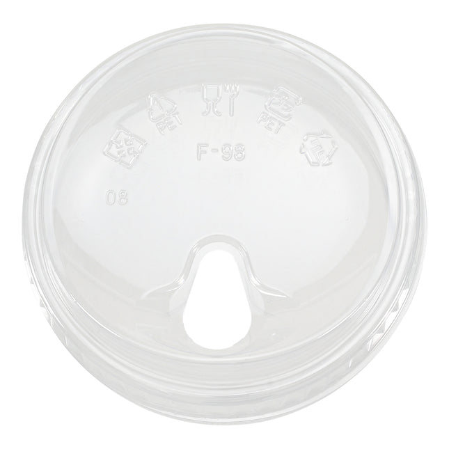 Empress - Pet Strawless Plastic Sip Lids, Fits 12 oz 16 oz to 24 oz Cold , Clear, 1,000/Carton