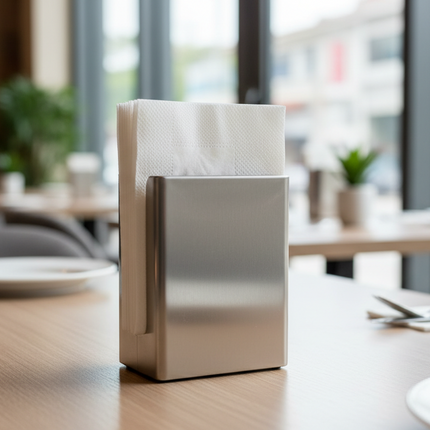 White Tall Fold Napkins – Nova (10,000 per Case)